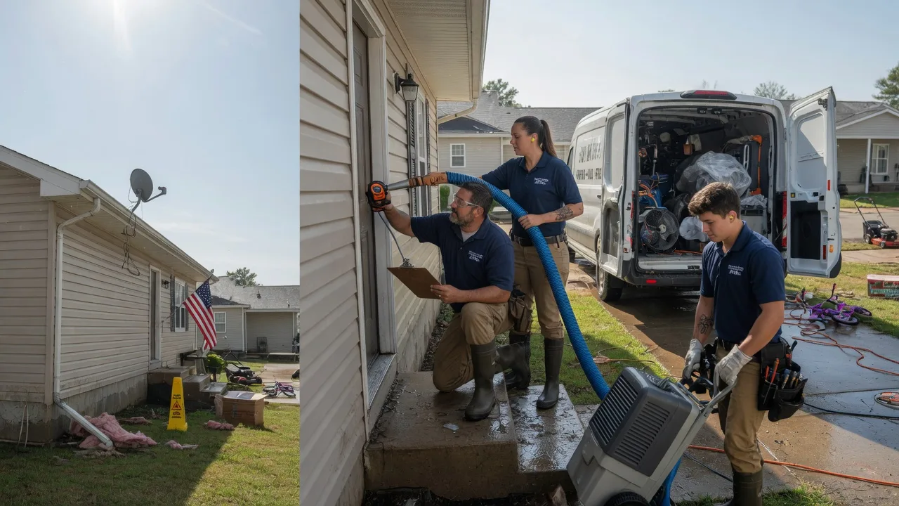 Ceiling Water Damage Restoration in Branch, AR near me